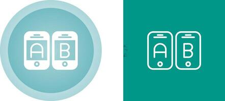 A B Testing Vector Icon