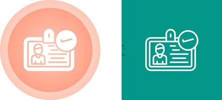 ID Verification Vector Icon