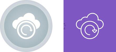 Cloud Backup Vector Icon