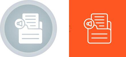 Document Insert Audio Vector Icon