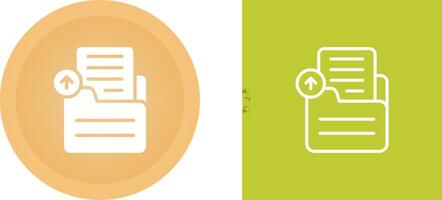 Document Upload Vector Icon