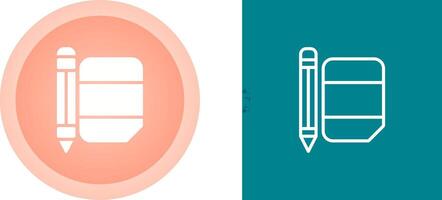 Eraser with pencil Vector Icon