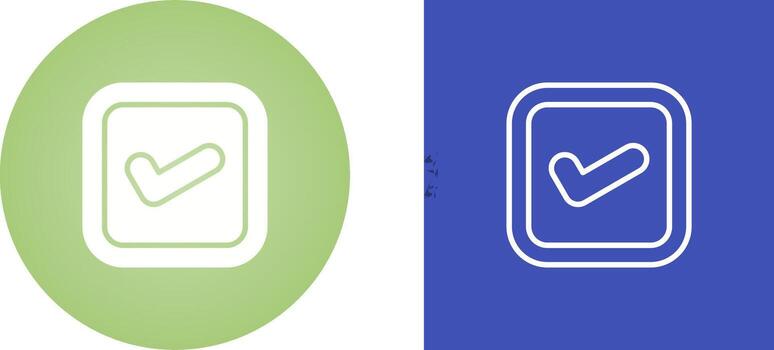 Checkbox Vector Icon