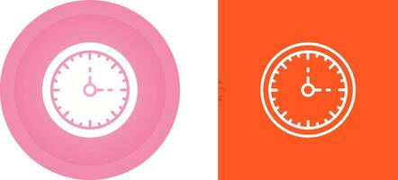 Clock Three Vector Icon