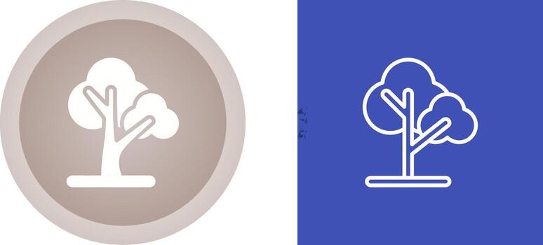 icono de vector de árbol