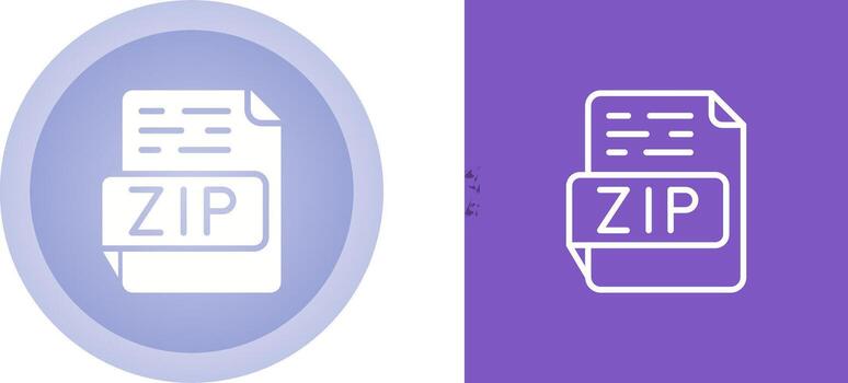 ZIP Vector Icon