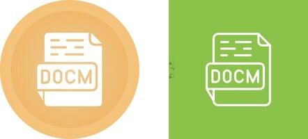 DOCM Vector Icon