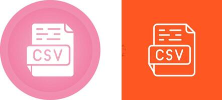 CSV Vector Icon