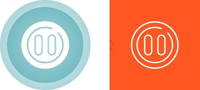 Pause Circle Vector Icon