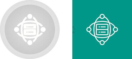 Cluster Server Vector Icon