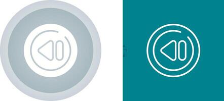 Previous Track Circle Vector Icon