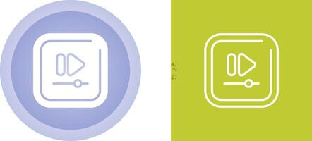 Video Fast Square Triangle Vector Icon