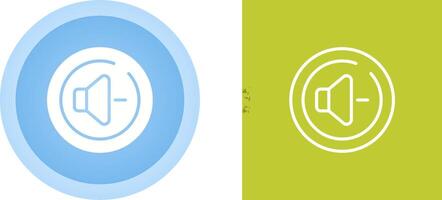 Volume Down Circle Vector Icon