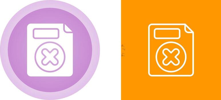 Eliminar botón vector icono