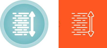 Line Spacing Vector Icon