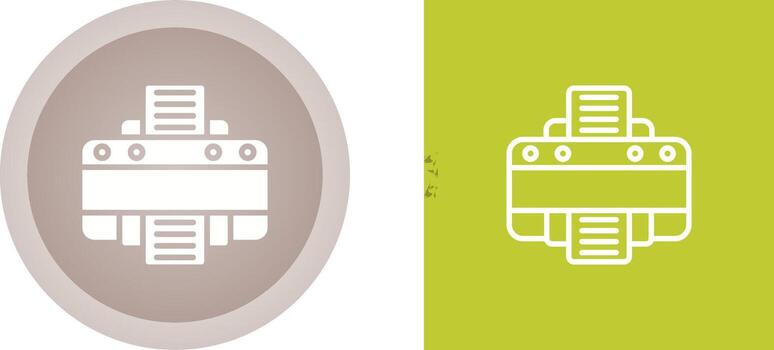 icono de vector de impresora