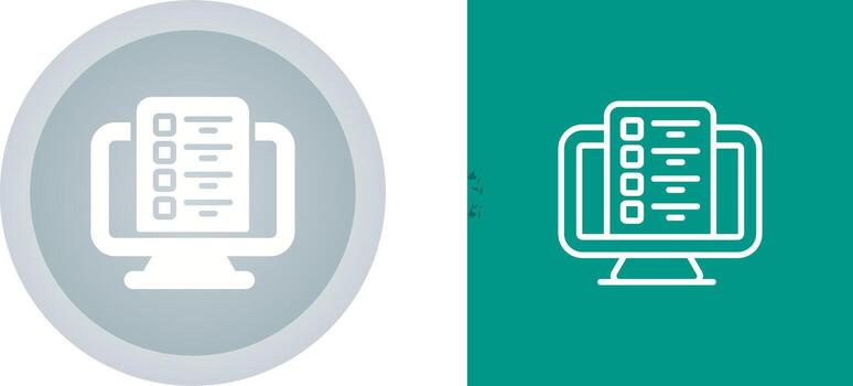 Computer Vector Icon