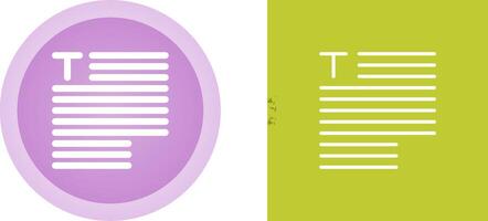 Typography Vector Icon