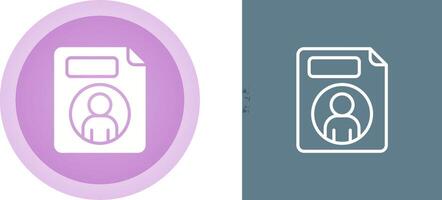 Personal File Vector Icon