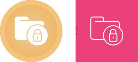 Secure Folder Vector Icon