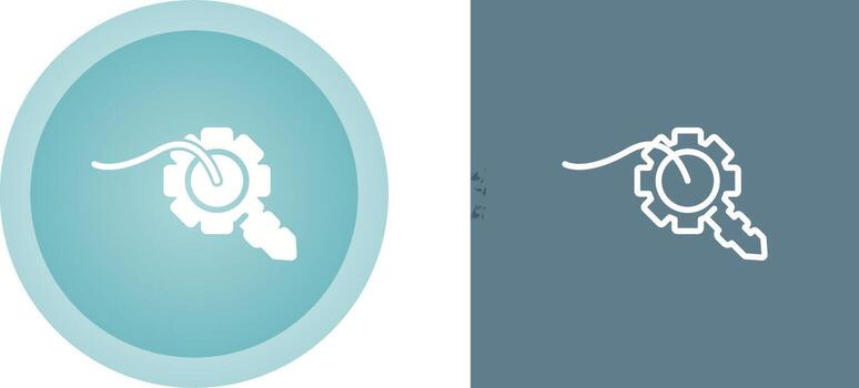 icono de vector clave