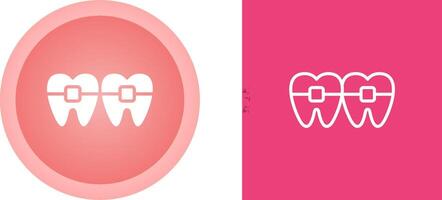 icono de vector de dientes