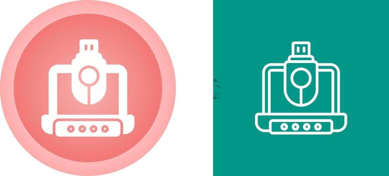 icono de vector de usb