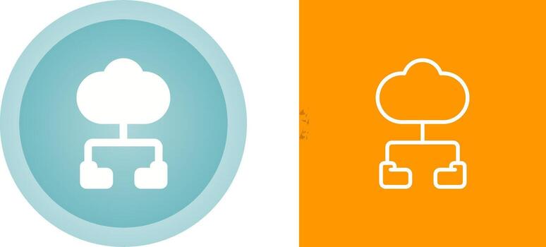 Cloud Computing Vector Icon