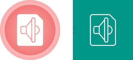 Audio File Vector Icon