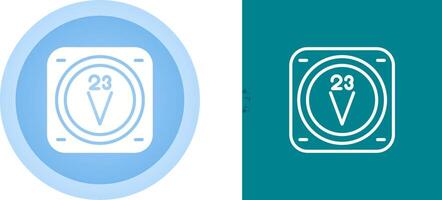 Unique Two Icons Set vector