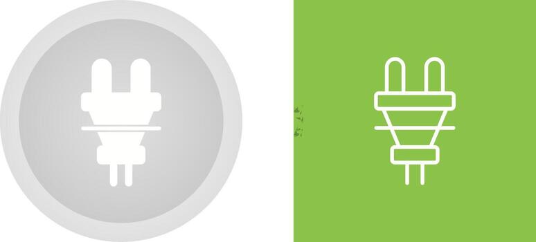 icono de vector de enchufe