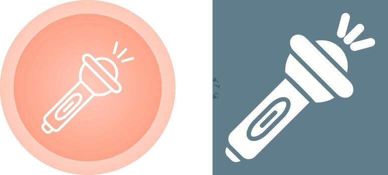 Flashlight Vector Icon