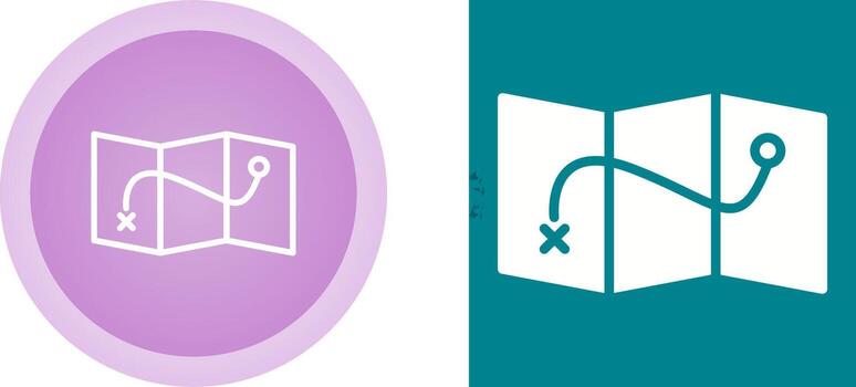 icono de vector de mapa