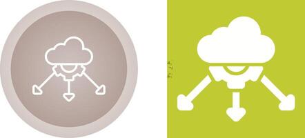 Network Load Balancing Vector Icon