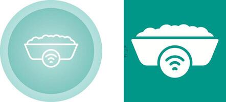 Smart Cat Litter Box Vector Icon