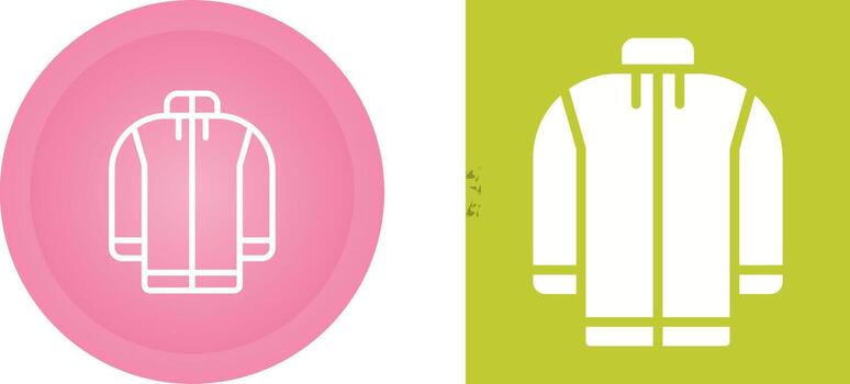 Fleece jacket Vector Icon