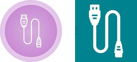 Printer Cable Vector Icon