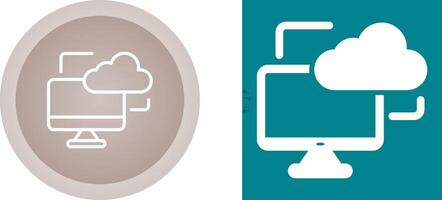 Cloud Monitoring Vector Icon