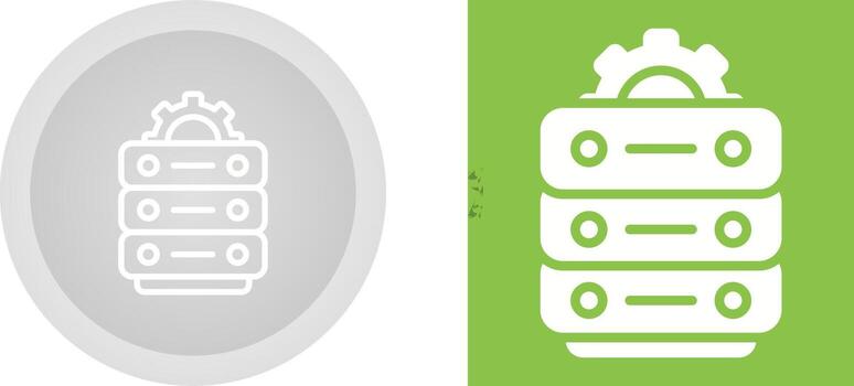 Data Center Maintenance Vector Icon