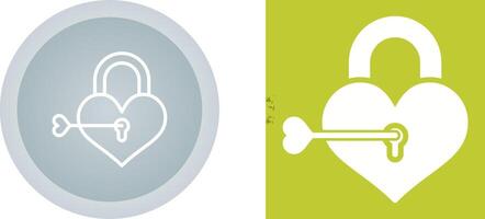 Love lock Vector Icon