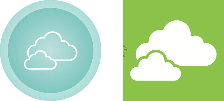 icono de vector de nube