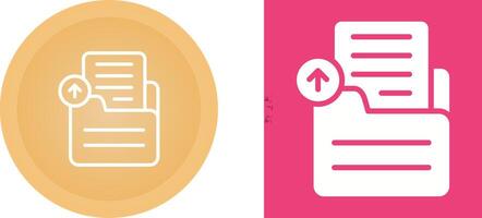 Document Upload Vector Icon