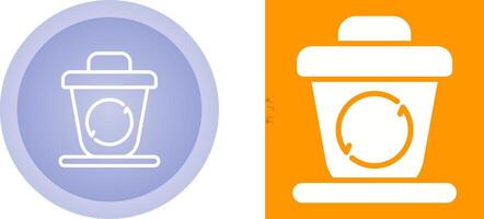 Recycling bin Vector Icon