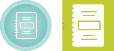 Notebook Vector Icon