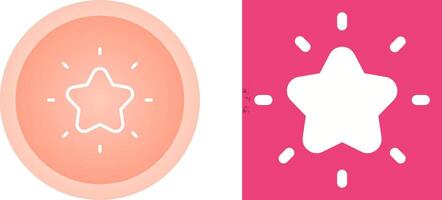 Shining star Vector Icon