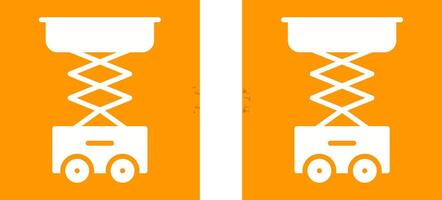 Scissor Lift Vector Icon