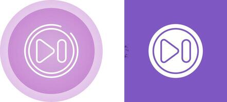 Next Track Button Vector Icon
