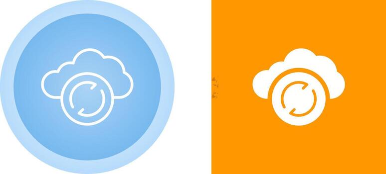 icono de vector de sincronización