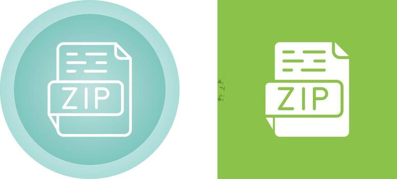 ZIP Vector Icon