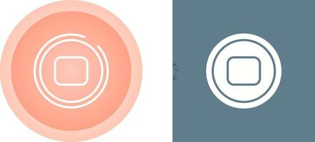 icono de vector de botón de parada